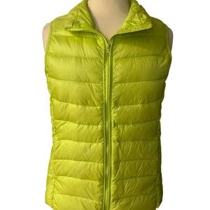 Lime Green Puffer Vest
